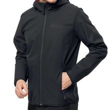 Jack Wolfskin 1307471-6350 Siyah Bornberg Hoody Günlük Erkek Mont