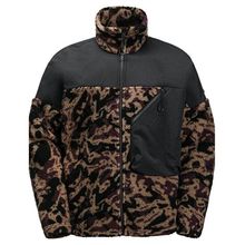 Jack Wolfskin 1711231-8889 Siyah Maarweg Print Jkt Erkek Outdoor Peluş Ceket