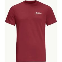 Jack Wolfskin 1808382TR Essential T Bordo Erkek T-shirt