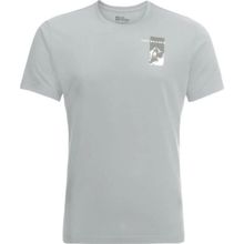 Jack Wolfskin 1809941TR-6709 Vonnan S/S Graphic T M Açık Gri Erkek T-shirt