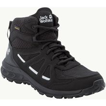 Jack Wolfskin 4051331 Woodland 2 Texapore Mid W Black Grey Kadın Outdoor Bot
