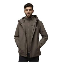 Jack Wolfskin A61864-5719 Kahverengi Altenberg 3ın1 Jkt M Erkek Outdoor Mont