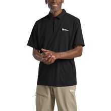 Jack Wolfskin Delgami Polo M Siyah Erkek T-shirt