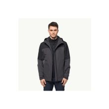 Jack Wolfskin Glaabach 3 In 1 Jkt Erkek Siyah Outdoor Mont