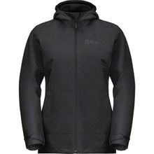Jack Wolfskin Waterproof Moonrise 3 ın 1 Jkt Siyah Kadın Mont