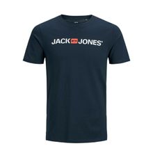 Jack&Jones 12137126 Lacivert Baskılı Erkek T-shirt