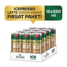 Jacobs 250 ml Icepresso Latte Soğuk Kahve (12 adet)
