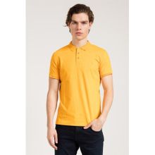 JAHR MARC Sarı Klasik Polo Yaka Erkek T-shirt