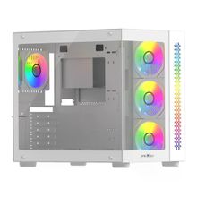 James Donkey Stark S800 ARGB Fanlı 750 W Beyaz ATX Gaming Bilgisayar Kasası