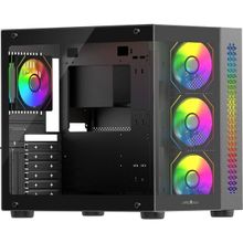 James Donkey Stark S800 ARGB Fanlı 750 W Siyah ATX Gaming Bilgisayar Kasası