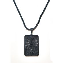 Janti JKMA19042 Zirkon Taşlı Çelik Tablet Kolye