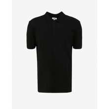 Jeep C4SM-TST4528 Siyah Polo Yaka Relaxed Nakışlı Polo Erkek T-shirt