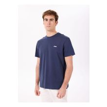 Jeep J4SM-TST7245 Lacivert Bisiklet Yaka Baskılı Erkek T-shirt