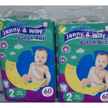 Jenny & Willy No:2 Mini 120 Adet Bebek Bezi