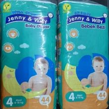 Jenny & Willy No:4 Maxi 100 Adet Bebek Bezi