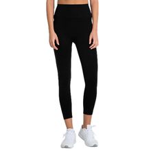 Jerf 5002581727004 Gela Yüksek Bel Esnek ve Toparlayıcı Spor Siyah Kadın Tayt