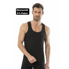 Jiber 6 Adet 110 Eko Paket Siyah Erkek Atlet