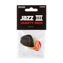 Jim Dunlop PVP103 Jazz III Çeşitli 6'lı Pena