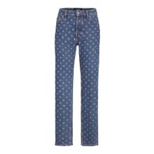JJXX JXSEOUL Stra MW Laser R3042 DNM Medium Blue Denim Kadın Jeans