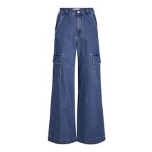JJXX JXTOKYO Asha Wide Hw Jeans Yk DNM Koyu Mavi Denim Kadın Jeans