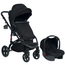 Joell Truva 1712 Travel Sistem Siyah - Siyah Bebek Arabası