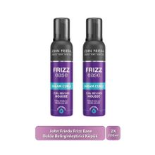 John Frieda Frizz Ease Curl Reviver Styling Mousse 2x200 ml Bukle Belirginleştiri Saç Köpüğü
