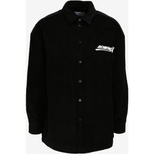 John Richmond UMA23111CA Siyah Slim Fit Gömlek Yaka Erkek Gömlek