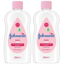 Johnson's Baby 300 ml Nemlendirici Pembe 2'li Bebek Yağı Seti