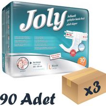 Joly Yetişkin Bel Bantlı L Büyük 90 Adet 3x30 Hasta Bezi