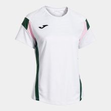 Joma 902518.213 Montreal Kadın Sıfır Yaka Beyaz Yeşil Spor Tişört