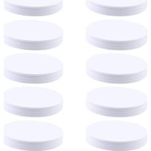 Jopto 50 Adet Nfc Etiketleri Nxp NTAG215 Nfc Etiket 25 mm (0,98 Inç) Yuvarlak Pvc Boş Beyaz Kartla - Çok Renkli