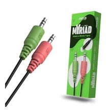 Jopus Jo-ac01 Myriad 3.5 mm Mikrofon Kulaklik Ayirici Y Kablo Siyah Aux Kablosu