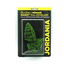Jordania JE03P-126120 Açık Yeşil 1:50 12 cm 2'li Maket Ağaç