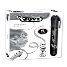 Jovi Twist Stick 5'li Siyah Yüz Boyama Kalemi