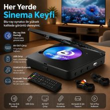 Jrıhz Blu-Ray/dvd Oynatıcı "disk ve USB Arşivinizi Tek Oynatıcıda Buluşturun" - Siyah