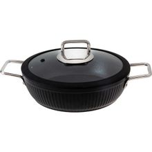 Jumbo 26 cm Dublin Black Basık Tencere