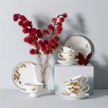 Jumbo 500.01.01.3266 Golden Butterfly 2li Çay Fincanı Seti
