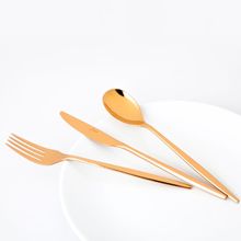 Jumbo 5800 Apollo 12 Kişilik 84 Parça Titanyum Bronz Çatal Kaşık Bıçak Takımı