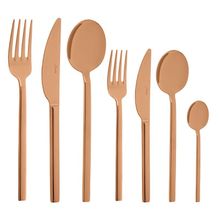 Jumbo 8100 Titanyum Bronz 84 Parça 12 Kişilik Çatal Kaşık Bıçak Takımı