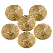 Jumbo Carina Wavy 4'lü 10 cm Bardak Altlığı