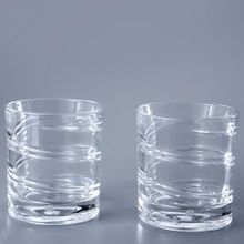 Jumbo Glory 2x250 ml Çizgili Viski Bardağı