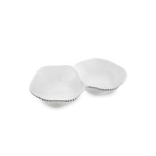 Jumbo Maris Melamin 32.6x24.6x7.1 cm 2 Bölmeli Beyaz Servis Kase