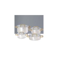 Jumbo Metalix Titanyum Gold 8 Parça Tencere Seti