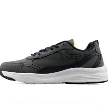 Jump 27710 Gri Lacivert Neon Sarı Erkek Spor Ayakkabı