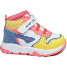 Jump 27824 Beyaz Mavi Pembe Sarı Unisex Çocuk Spor Ayakkabı
