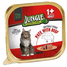Jungle 100 gr Dana Etli Pate Yetişkin Konserve Kedi Maması