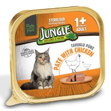 Jungle 32x100 gr Tavuklu Ezme Pate Kedi Maması