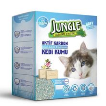 Jungle 6 lt İnce Taneli Karbonlu ve Marsilya Sabunlu Topaklanan Kedi Kumu