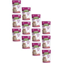 Jungle Pouch Gravy Soslu Biftekli 12x100 gr Konserve Kısırlaştırılmış Kedi Maması