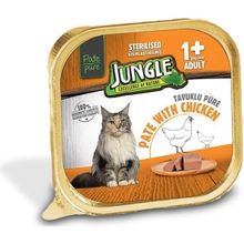 Jungle Tavuklu Kısırlaştırılmış Pate 100 gr Yetişkin Kedi Konservesi
